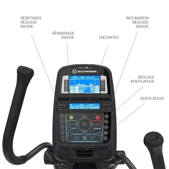 Vélo elliptique Schwinn 570E