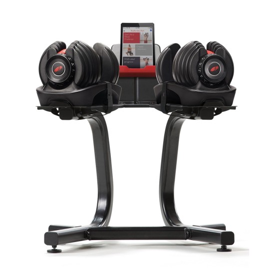 Pack Paire d'haltères réglables 552i avec support stand SelectTech Bowflex 552i