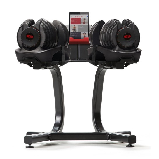 Pack Paire d'haltères réglables 1090i avec support stand SelectTech Bowflex 1090i